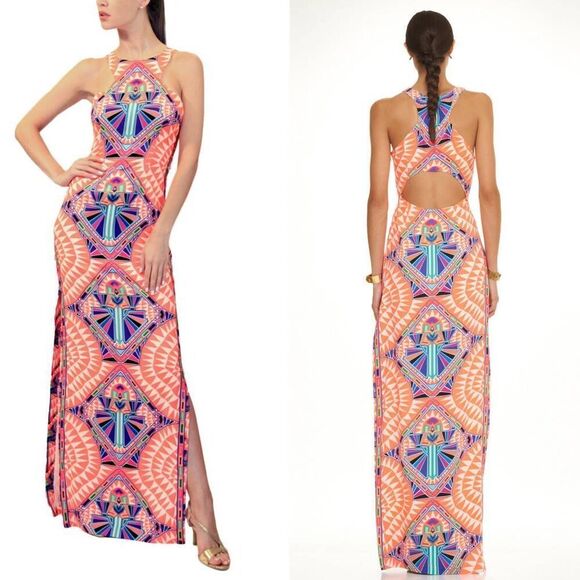 Mara Hoffman High Column Dress 0 $307 - Picture 1 of 12